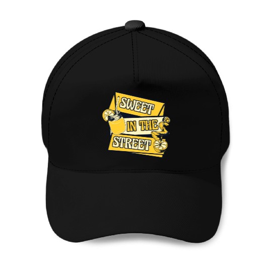 Sweet In The Street Lemon Juice Business Lemonade Baseball Caps