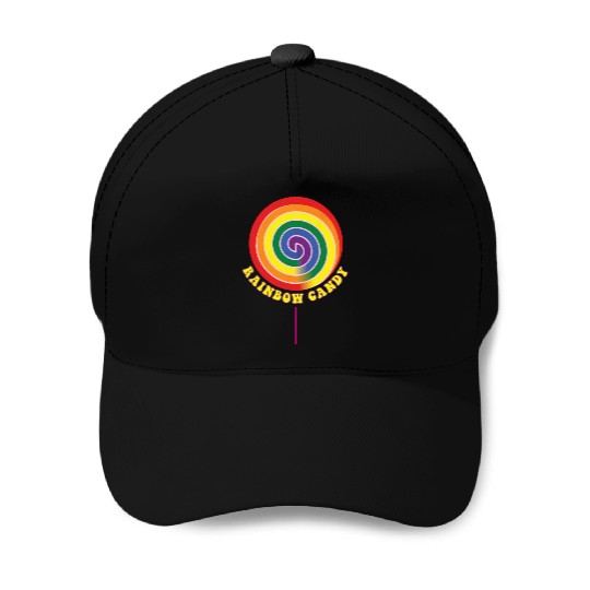 Rainbows Rainbow Pride Candy Baseball Caps