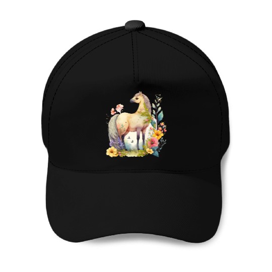 Wild and Free Horse Galore Baseball Caps