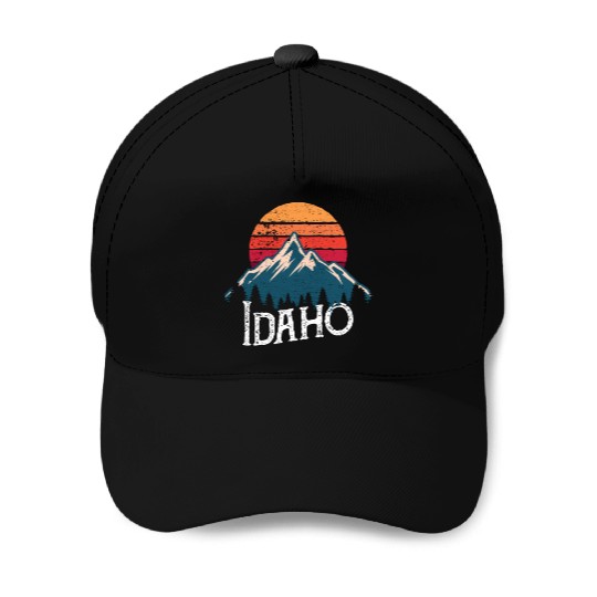 Idaho Id Moains Outdoor Wildness Baseball Caps