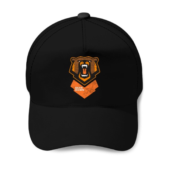 Fierce Modern Bear Down Party Tailgate Sunday Baseball Caps