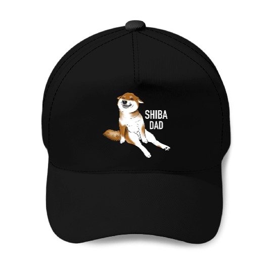 Shiba Inu Dad Shiba Dad Shiba Lovers Baseball Caps