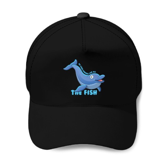 Thankful Dolphin Baseball Caps