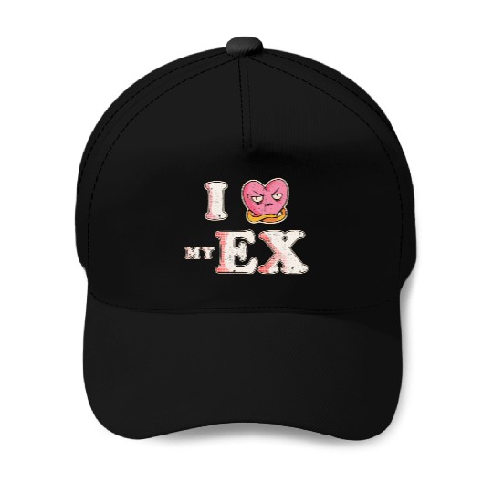 Funny I Heart My Ex GF I Love My Ex Girlfriend Baseball Caps