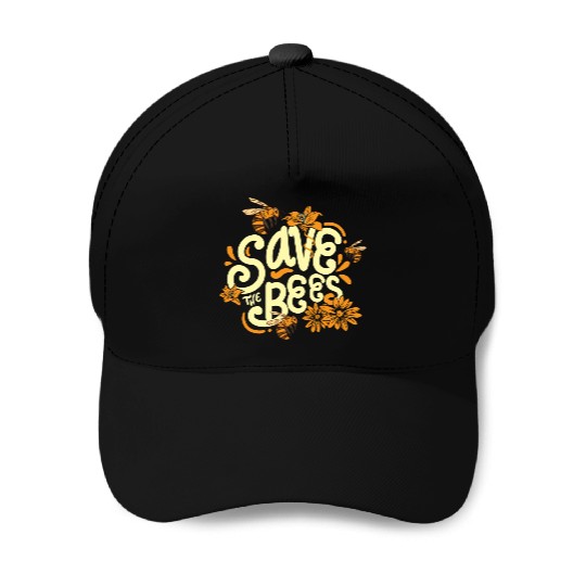 Save The Bees Beekeeper Environmentalist Baseball Caps