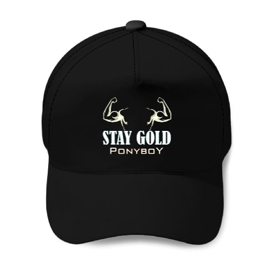 Gym Stay Gold Ponyboy Baseball Caps