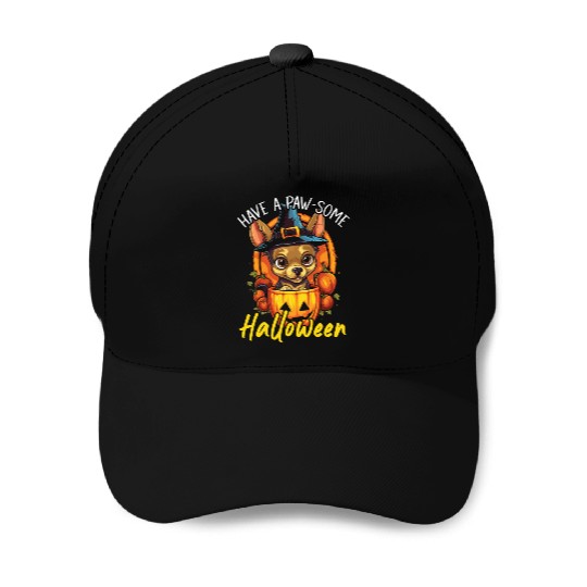 Chihuahua Halloween Puppy Trick Or Treat Dog Lover Baseball Caps