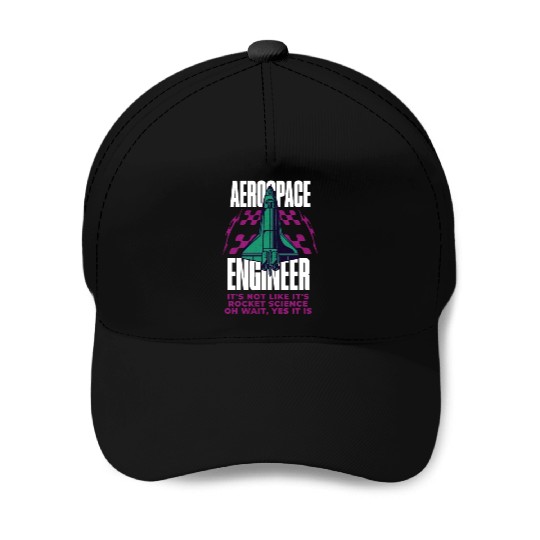 Cool Aerospace Engineer Rocket Scientist Space Baseball Caps