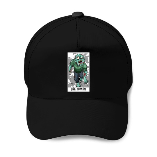 Funny The Zombie Tarot Card For Tarot Cards Baseball Caps