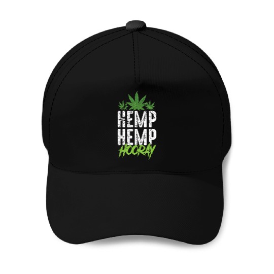 Hemp Hemp Hooray Pot Lover Baseball Caps