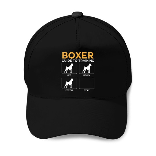 Boxer To Training Dog Obedience Dog Commands Baseball Caps
