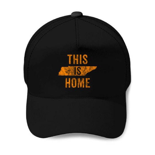 This Is Home Tennessee State Orange Proud Fan Baseball Caps