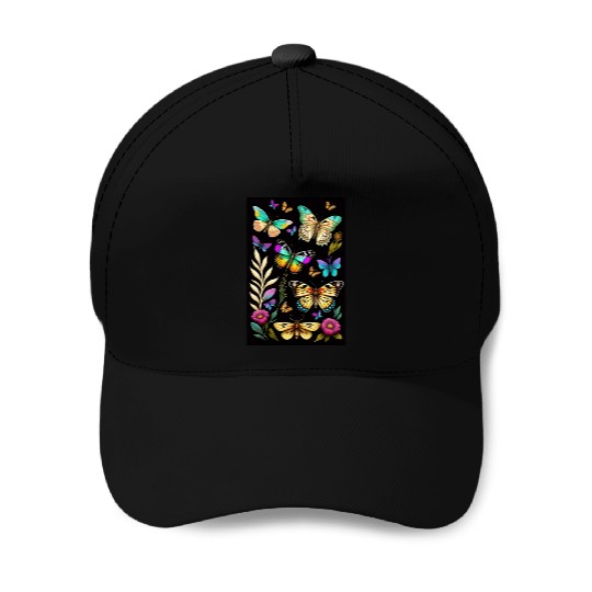 Vibrant Spectrum Baseball Caps