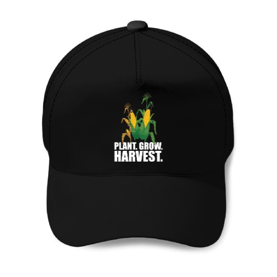 Corn Farmer Plant Grow Harvest Baseball Caps