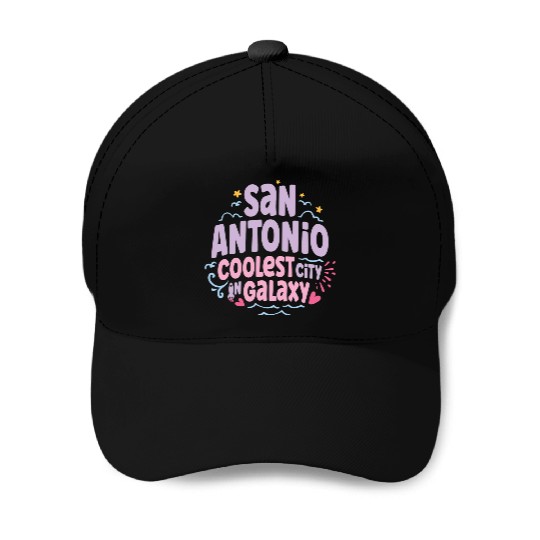 San Antonio Coolest Galaxy Baseball Caps