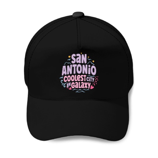 San Antonio Coolest Galaxy Baseball Caps