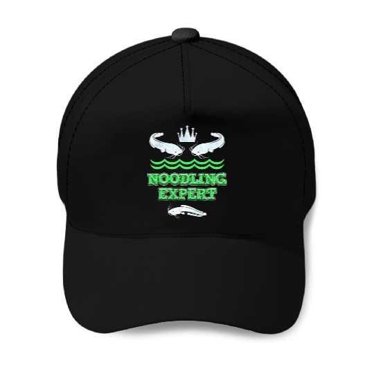Noodler Catfish Fishing Noodling Expert Baseball Caps