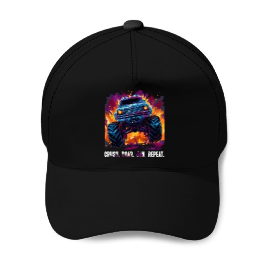 Truck Big Retro Race Dad Trucker Lover Jam Vintage Baseball Caps