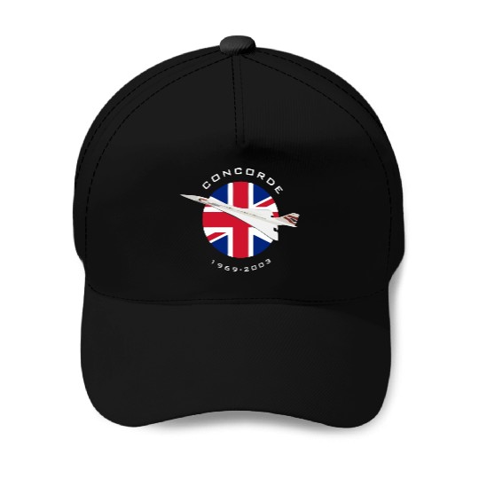 JET AIRCRAFT CONCORDE BRITISH AIRWAYS Baseball Caps