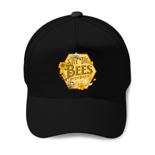 Honey Bee Beekeeping Save The Bees Baseball Caps