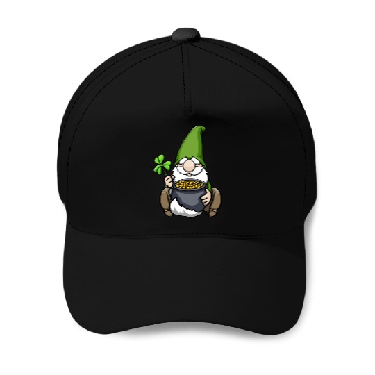 Pot of Gold Gnome Baseball Caps