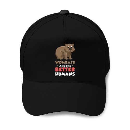 Wombat Australian Animal Lover Baseball Caps