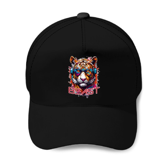 Beast Tiger2 Baseball Caps