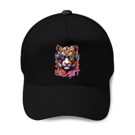 Beast Tiger2 Baseball Caps
