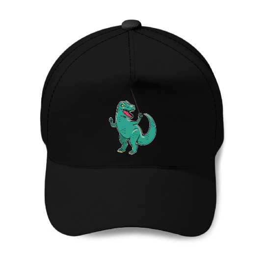 Funny Dinosaur Fencing Humor For A Trex Dino Lover Baseball Caps