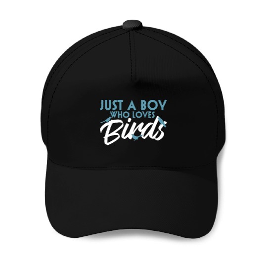 Bird Budgie Boy Avian Love Robin Heron Hummingbird Baseball Caps