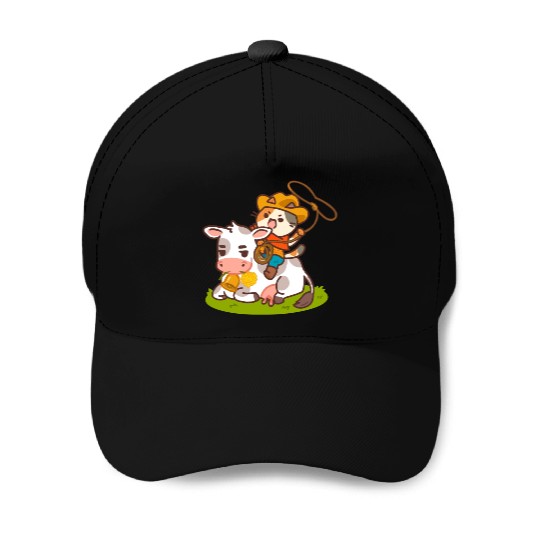 Meow Dy Yeehaw Cowboy Cat Baseball Caps