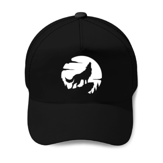 Wolf Howl Wilderness Wildlife Baseball Caps