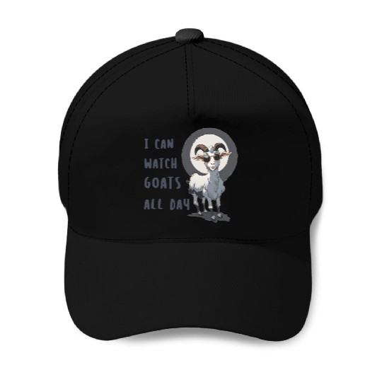 Happy Cute goat Lover Baseball Caps
