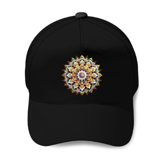 Art therapy mandala Baseball Caps