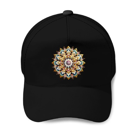 Art therapy mandala Baseball Caps