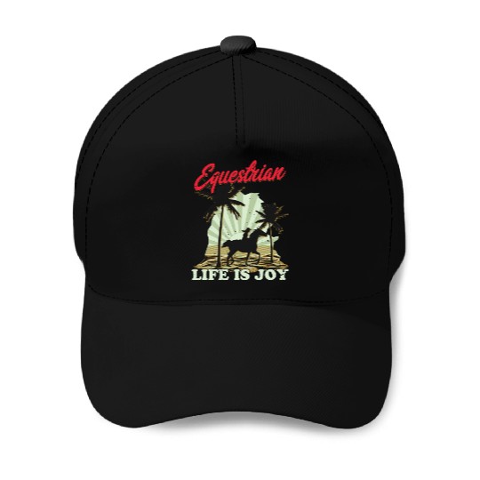 Equestrian Life Riding Girl Horseback Baseball Caps
