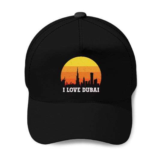 I love Dubai Baseball Caps