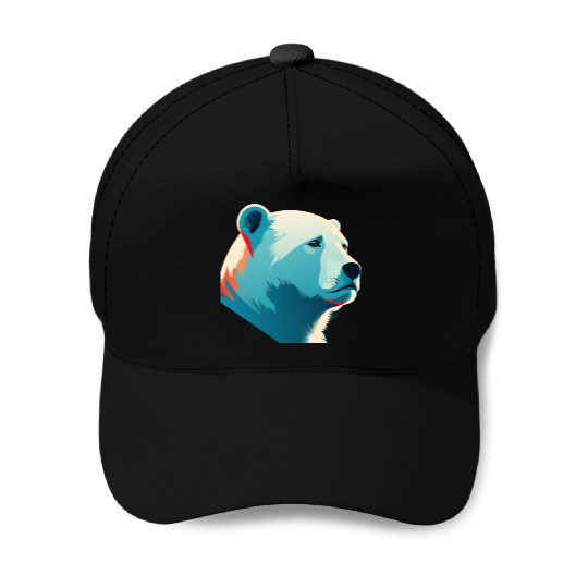 Polar Bear Baseball Caps