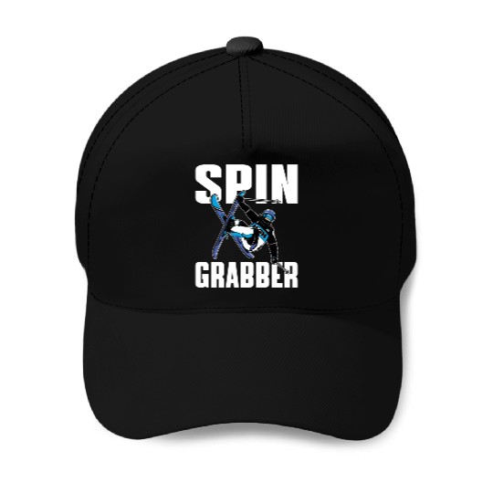 Spin Grabber Freestyle Skiing Baseball Caps