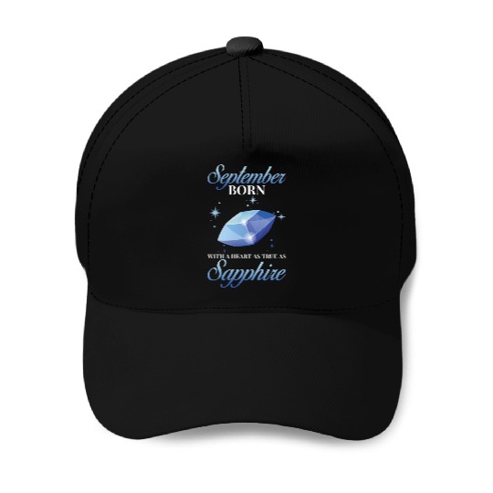 Birthstone September Sapphire Baseball Caps