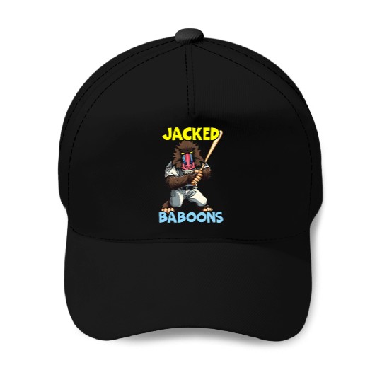 Baboon Monkey Lover Wildlife Animal Zookeeper Baseball Caps