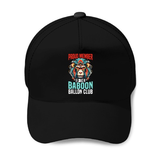 Baboon Monkey Lover Wildlife Animal Zookeeper Baseball Caps