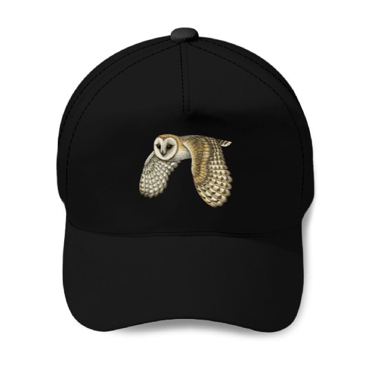 Barn Owl Baseball Caps