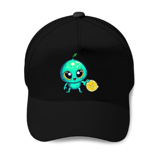 Alien Fruit Magic: Sweet Lemon from Outer Space Baseball Caps