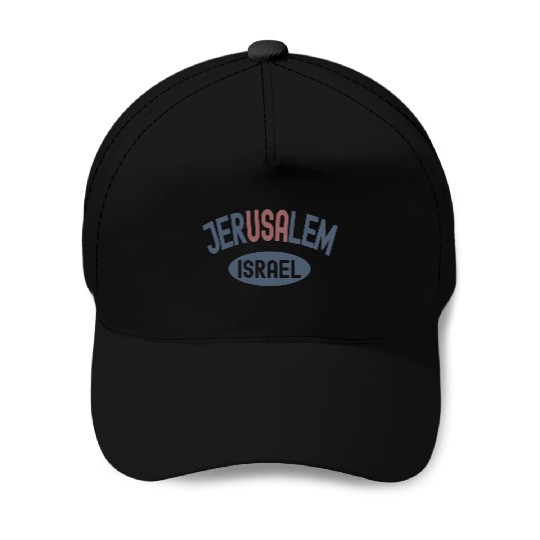 Usa Jerusalem Israel Baseball Caps
