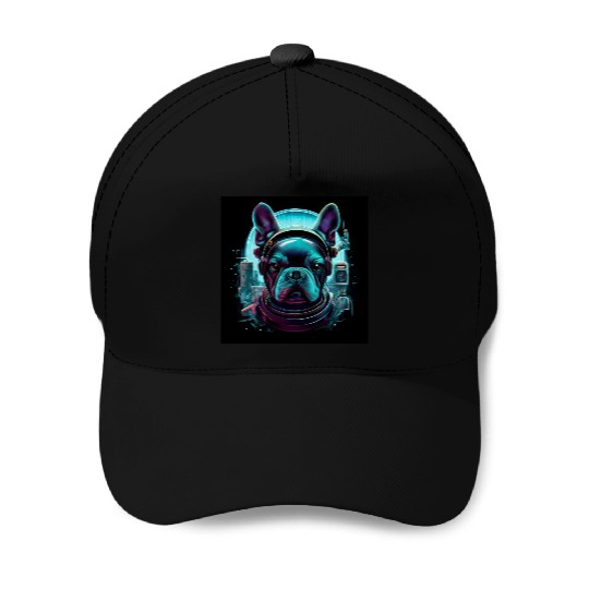Fantasy Frenchie Bull Dog Baseball Caps