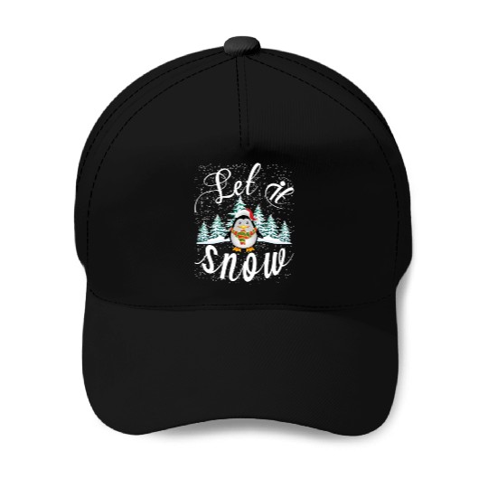Winter - Let it snow Baseball Caps