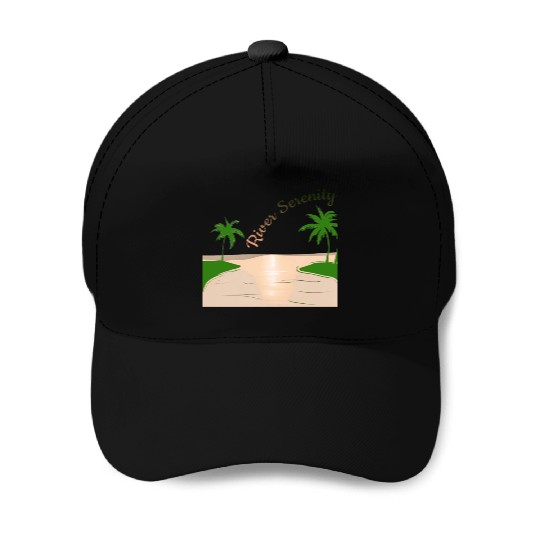 River Baseball Caps