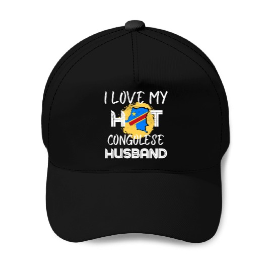 Funny Congolese Husband Congo Proud Wife Baseball Caps