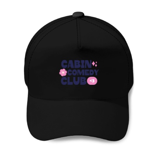 Cabin Comedy Club Baseball Caps
